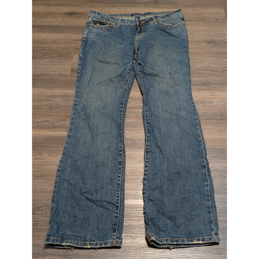 Aeropostale Womens Boot Cut Jeans Size 11/12R Blue Medium Wash Denim Y2K Style
